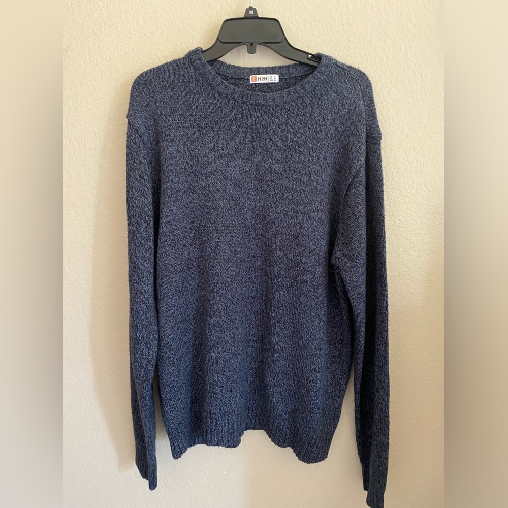 Navy blue oversized slouchy sweater